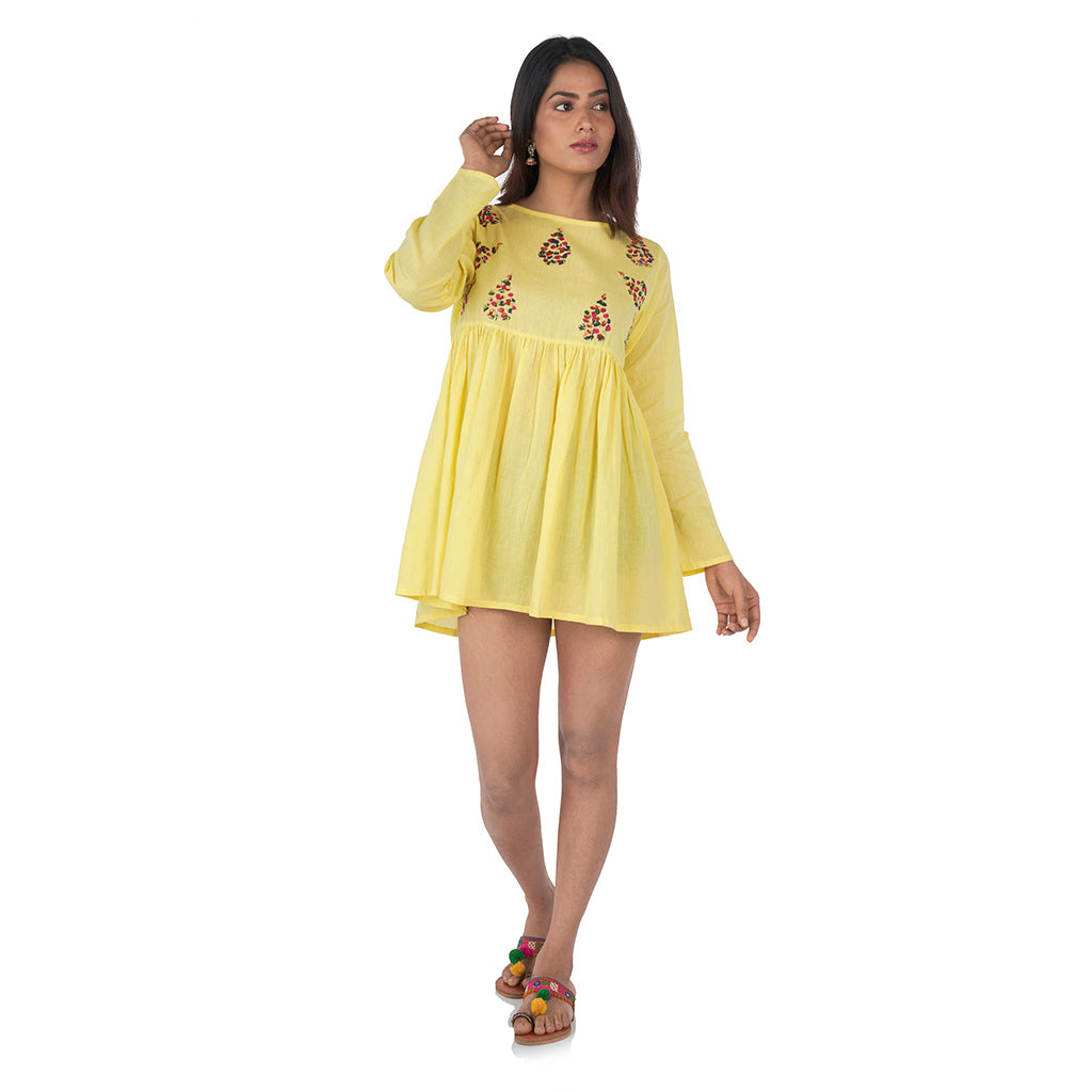 Gathered Waist Top