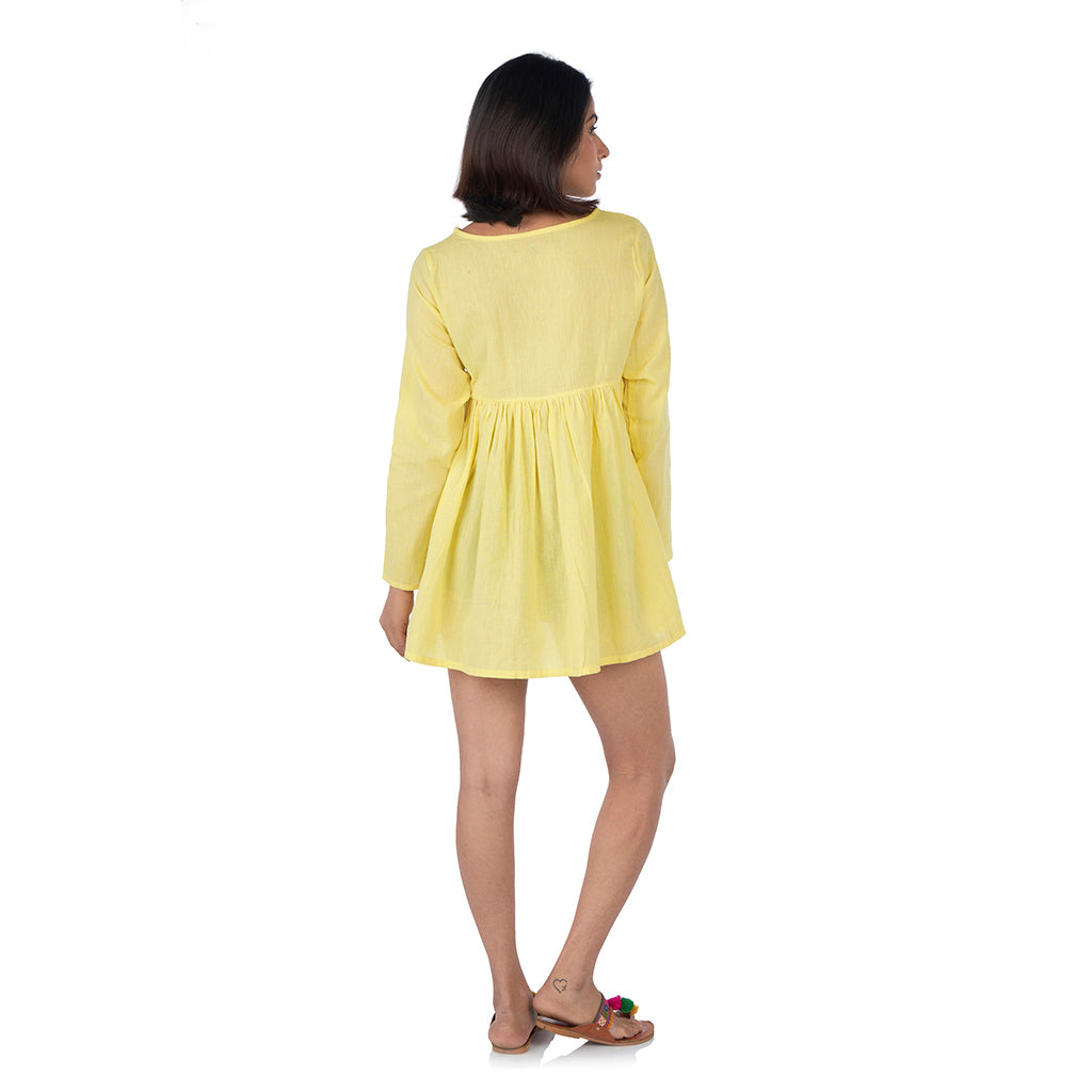Gathered Waist Top