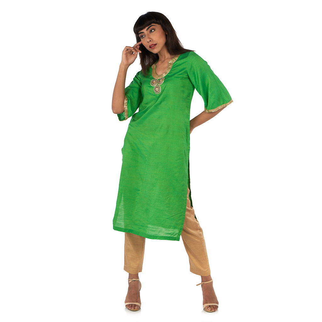 Straight kurta with pants