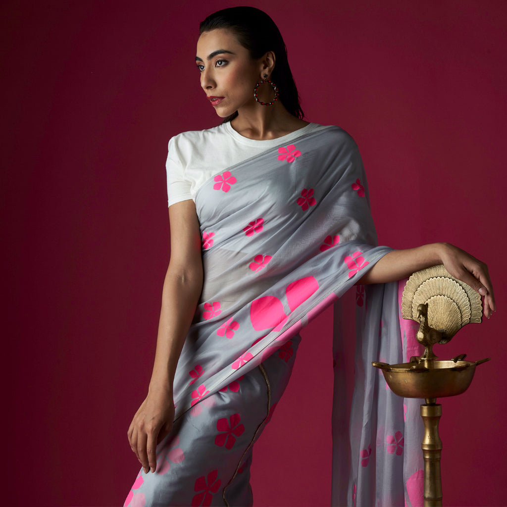 The Flower saree