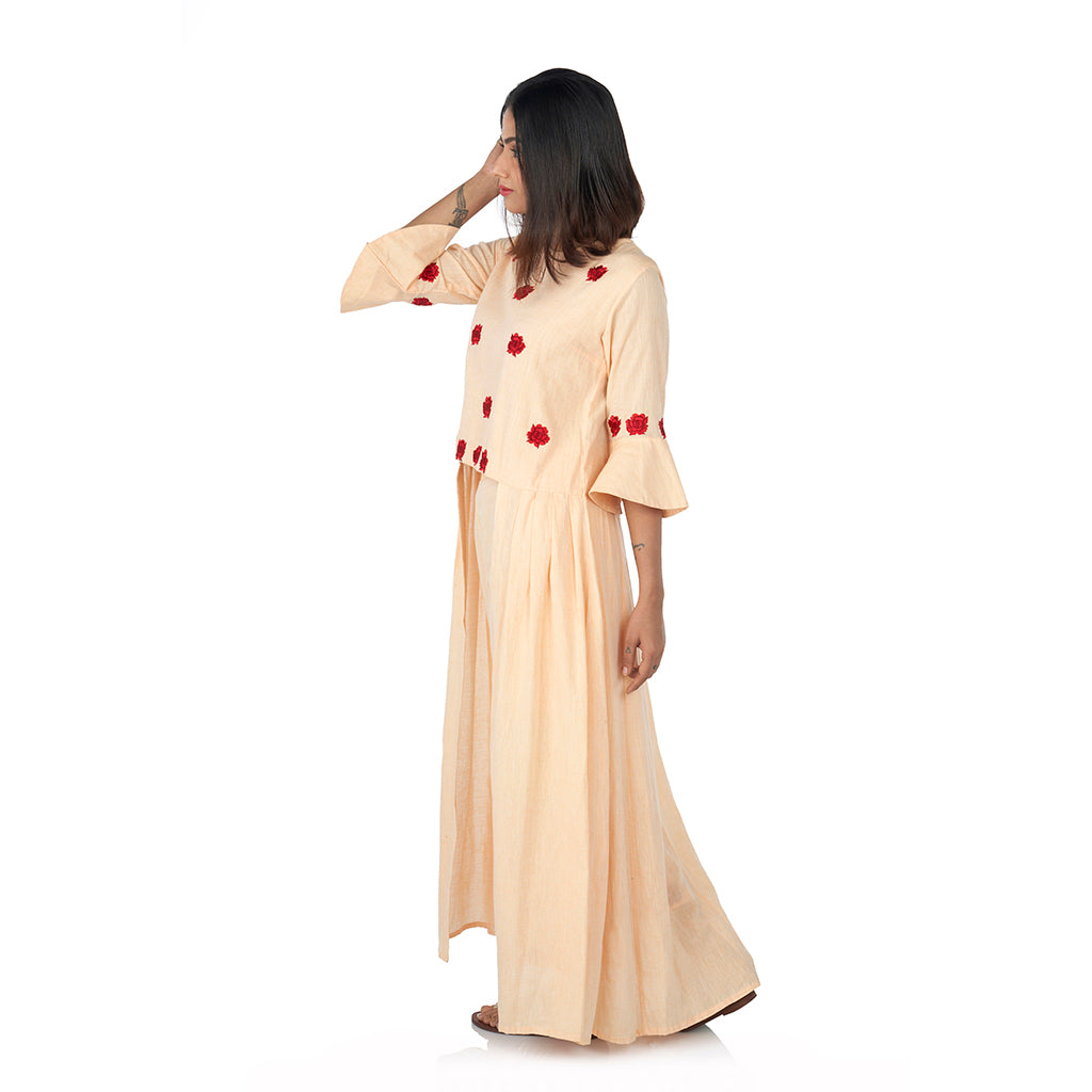 Bouquet of flowers dress