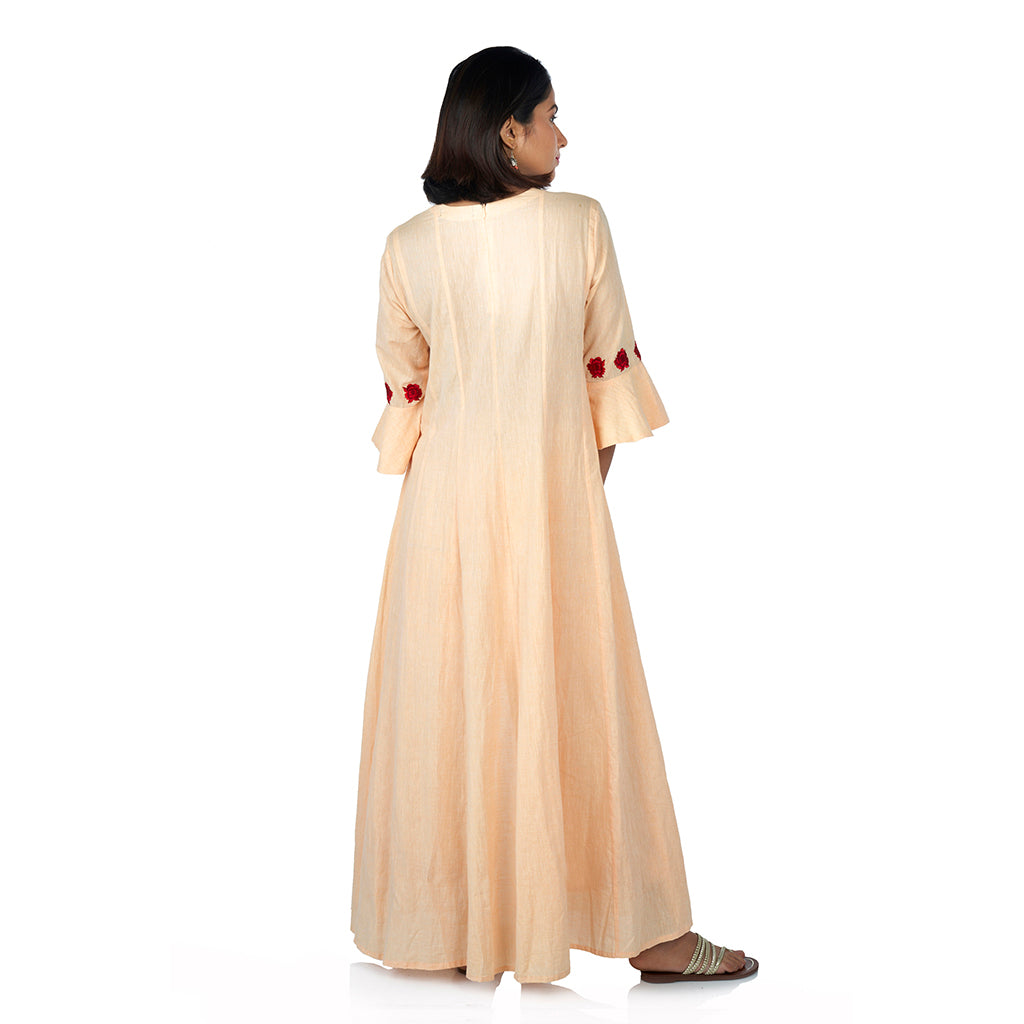 Bouquet of flowers dress