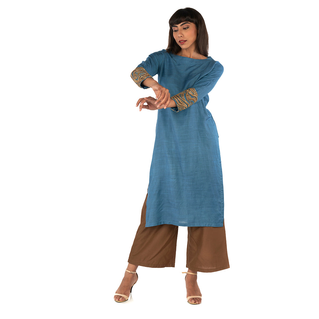 Straight kurta with pants