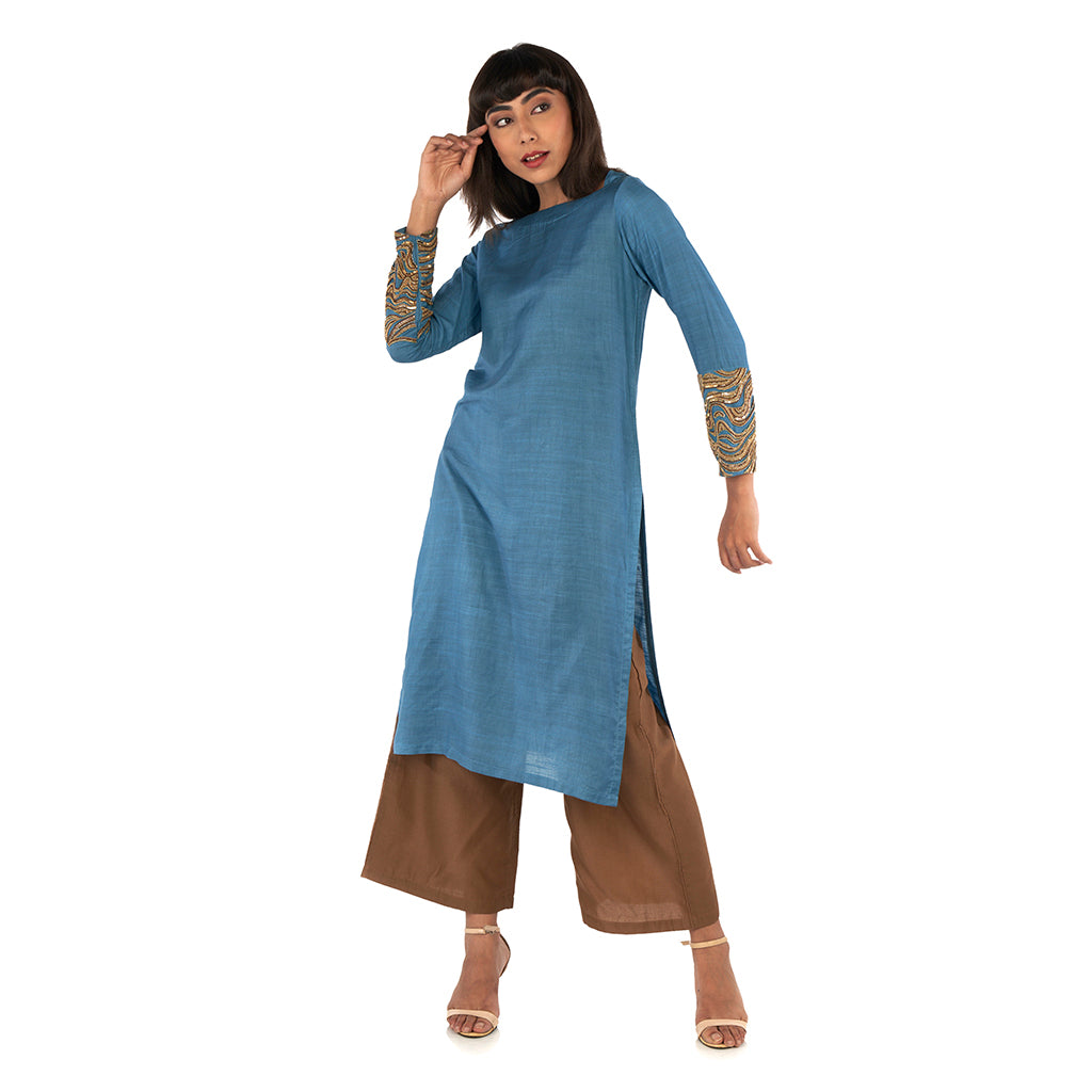 Straight kurta with pants