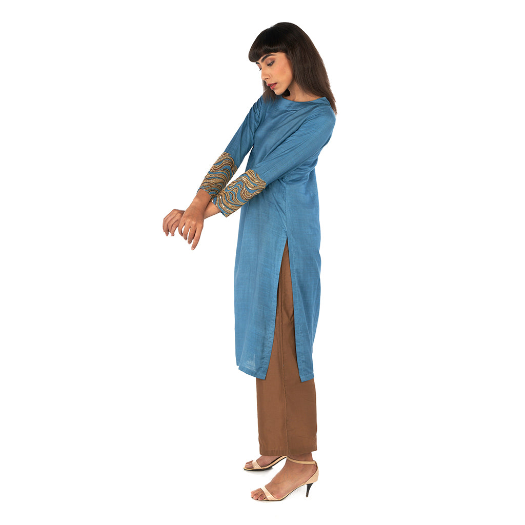 Straight kurta with pants