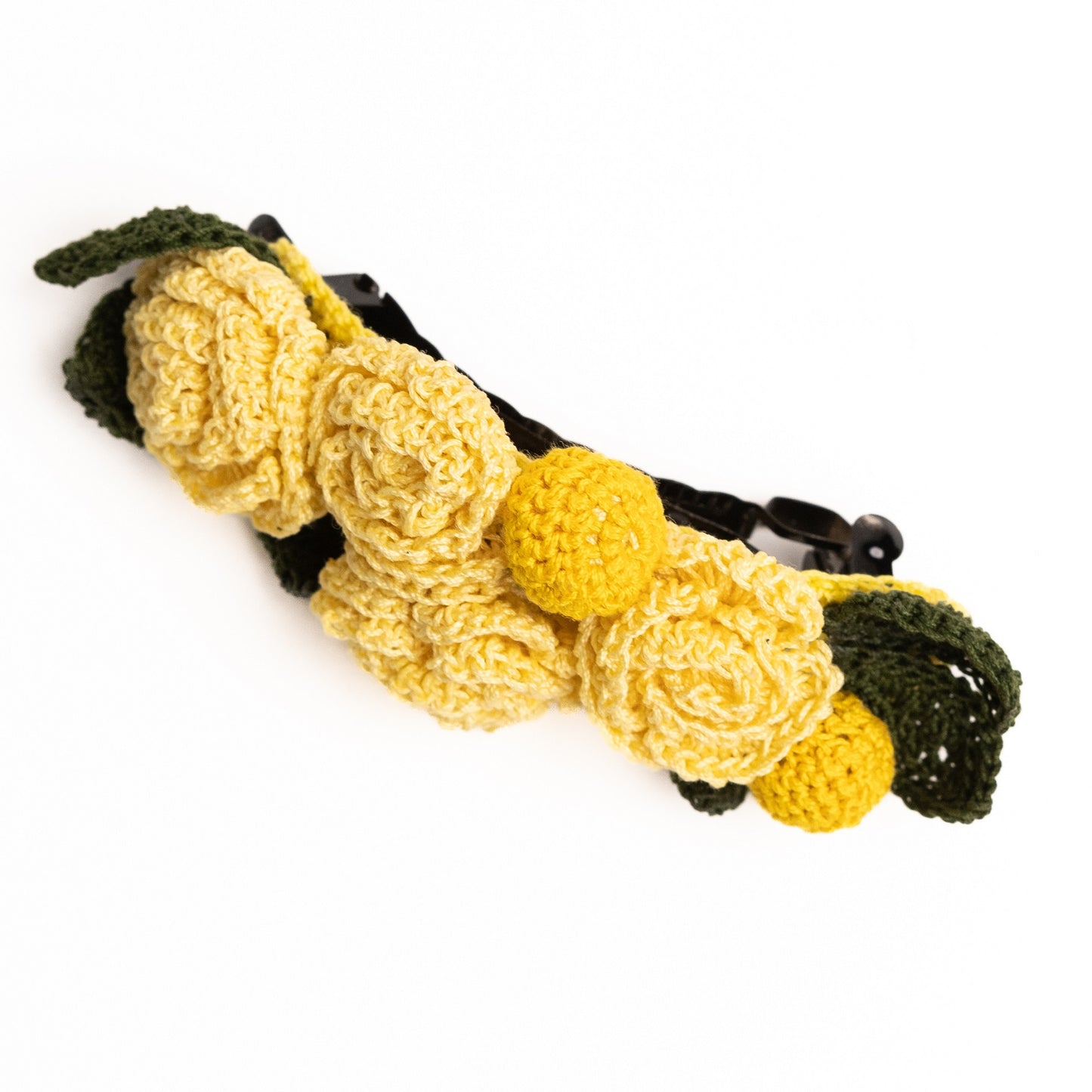 Yellow roses back clip