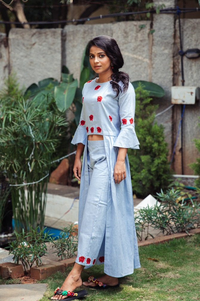 Bouquet of flowers dress
