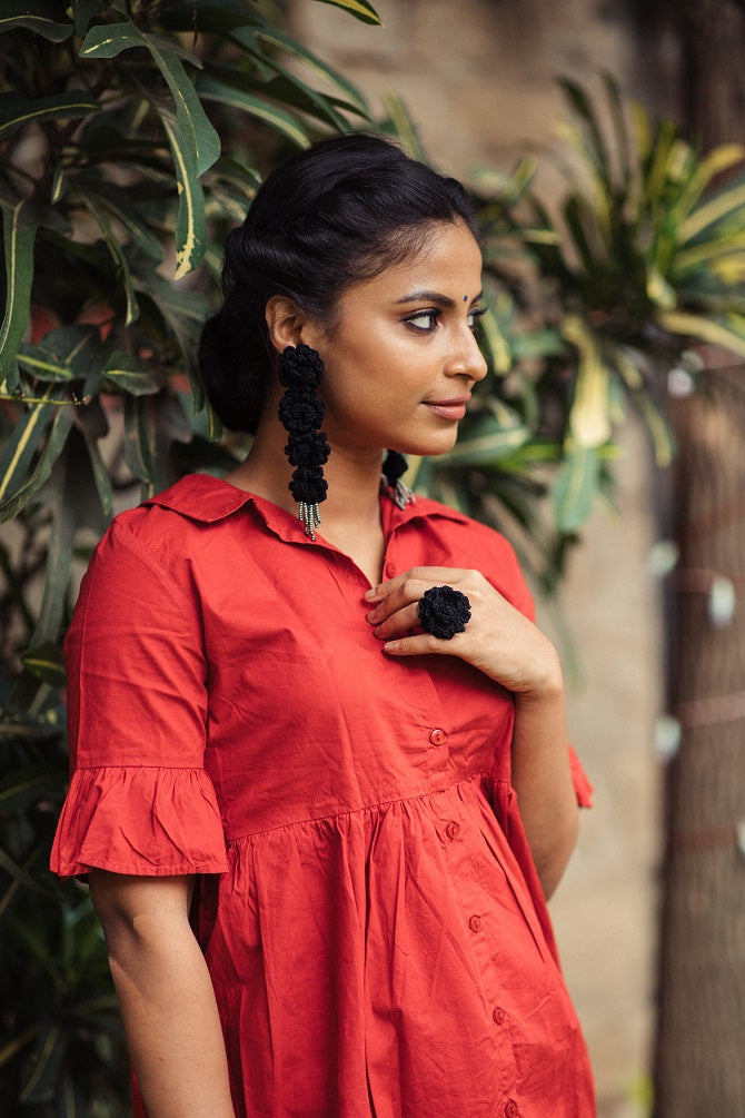 Yasmin set (earrings/ring/brooch)