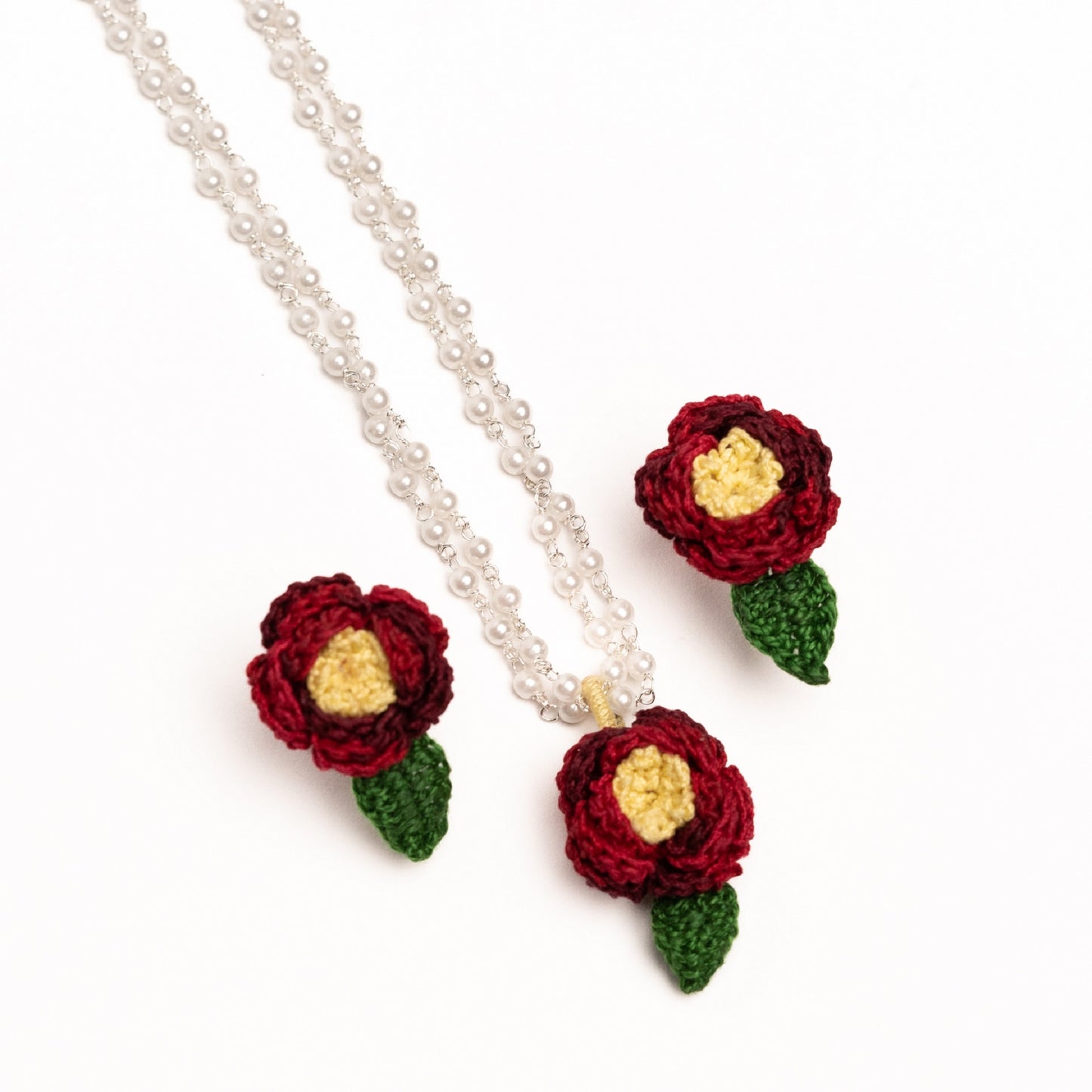 Maroon small flowers