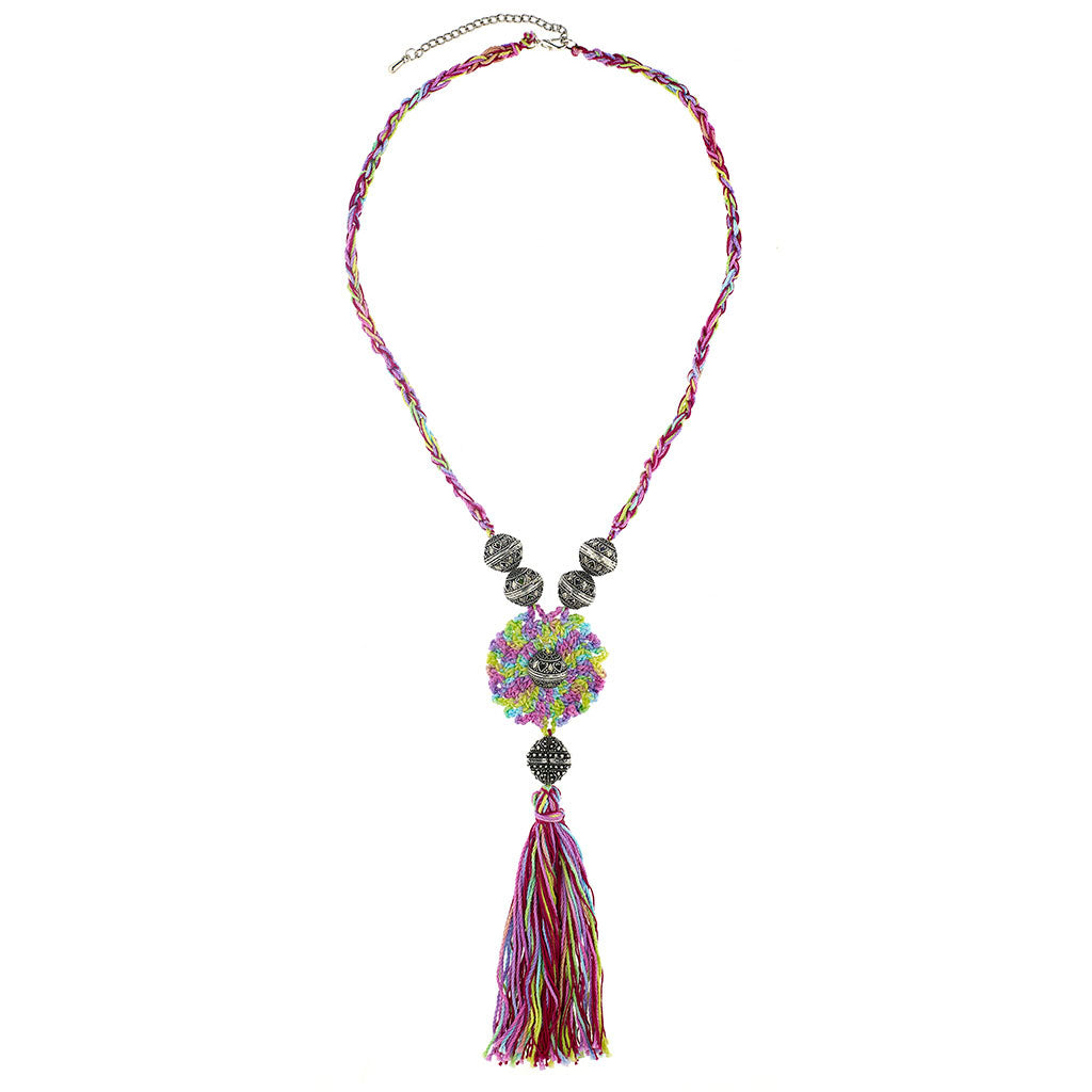 Flower with tassel