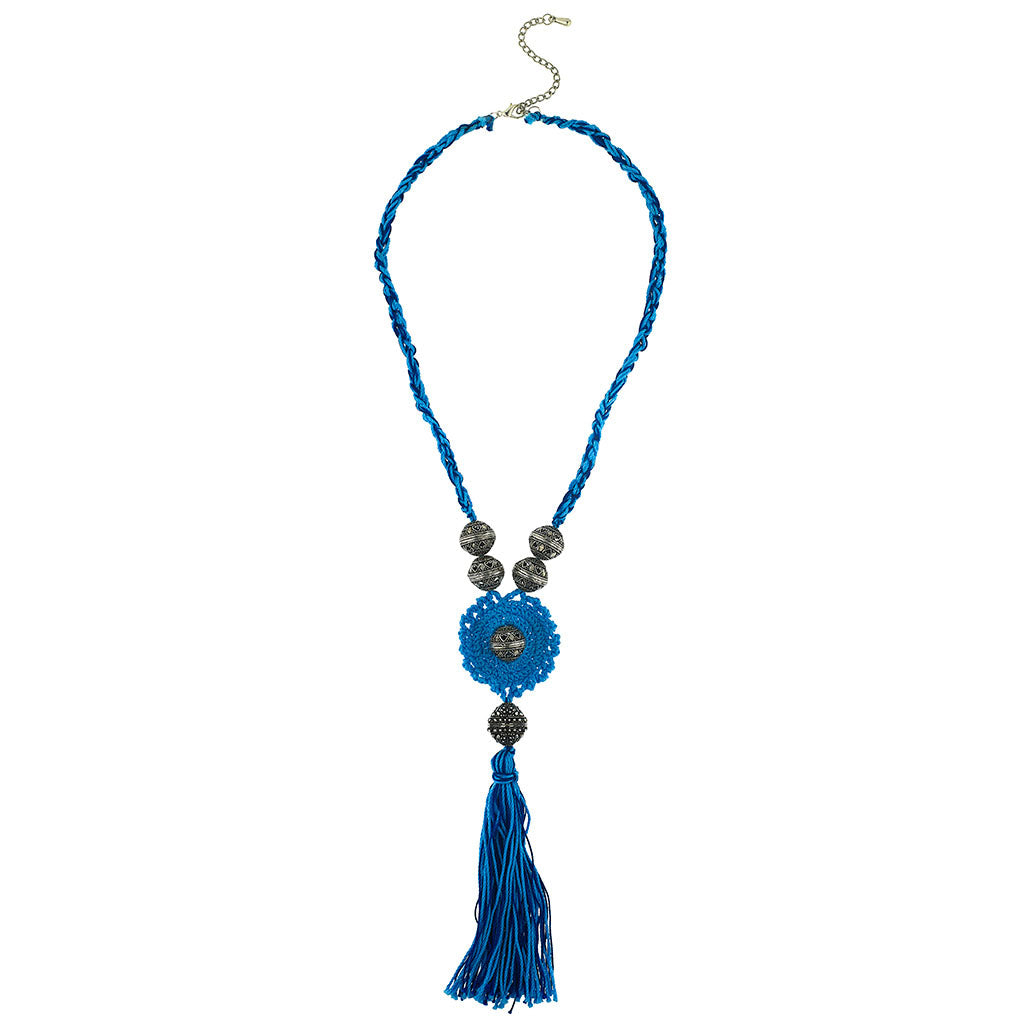 Flower with tassel