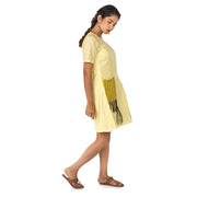 Patch pocket midi dress