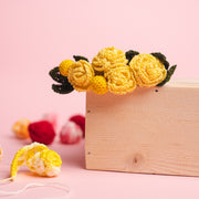 Yellow roses back clip