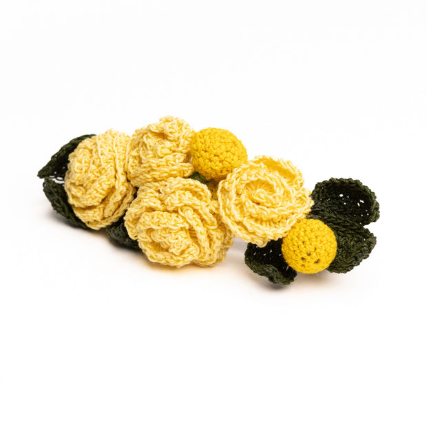 Yellow roses back clip