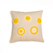 Crochet circles cushion cover - Beige