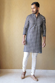 Black Maze kurta