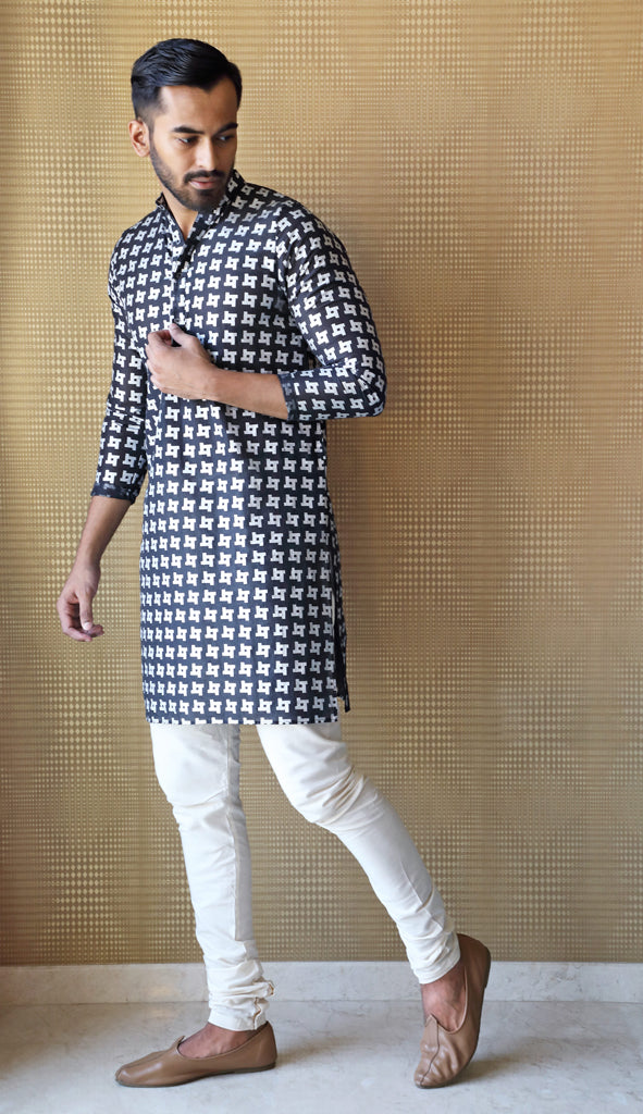 Black Maze kurta
