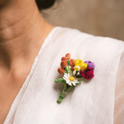 Bunch of flowers brooch