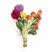 Bunch of flowers brooch