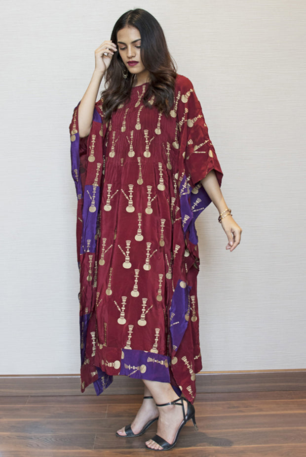 Maroon Hookah Kaftan