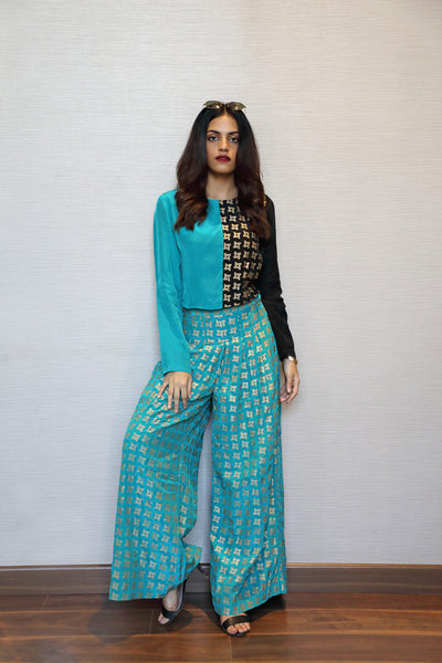 Green Maze Pants set