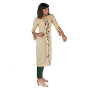Front open kurta with pants